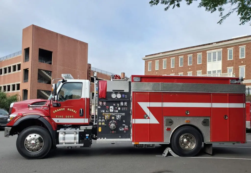 Orange Rural Fire Department Truck