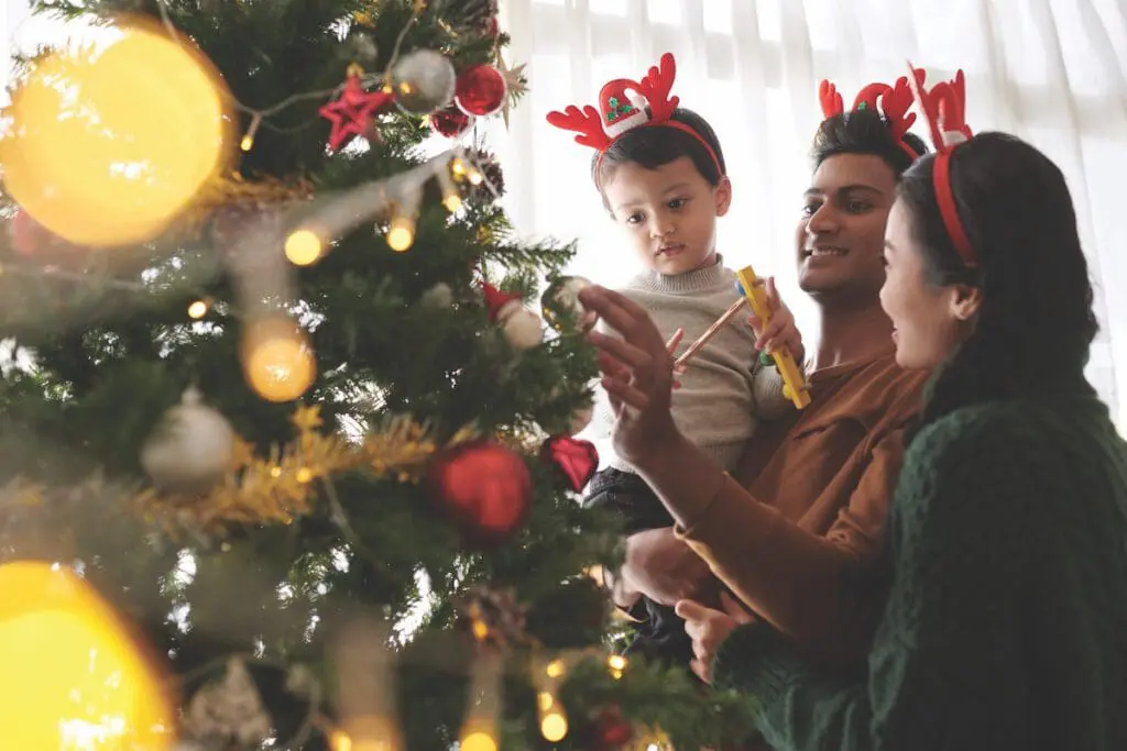 Family Decorating Tree