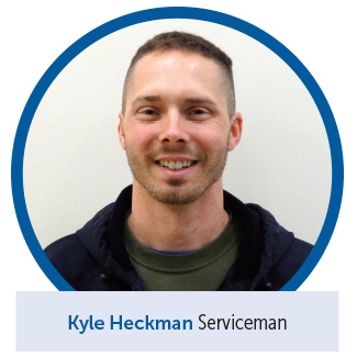 Kyle Heckman, Serviceman
