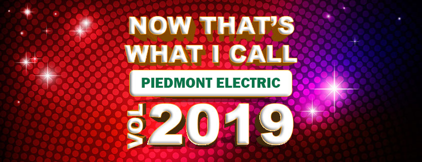 Now that's what I call Piedmont Electric, vol 2019.