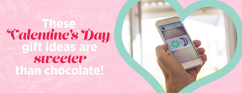 These Valentine's Day gifts are sweeter than chocolate! Image of someone on their smart phone.