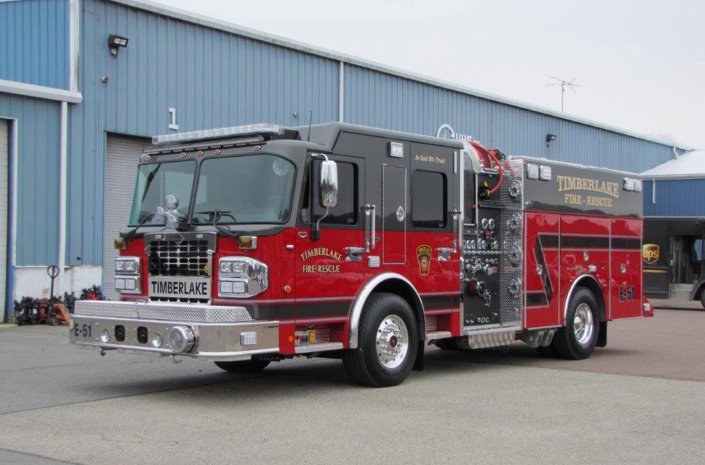 Timberlake Volunteer Fire and Rescue Department's new pumper tanker